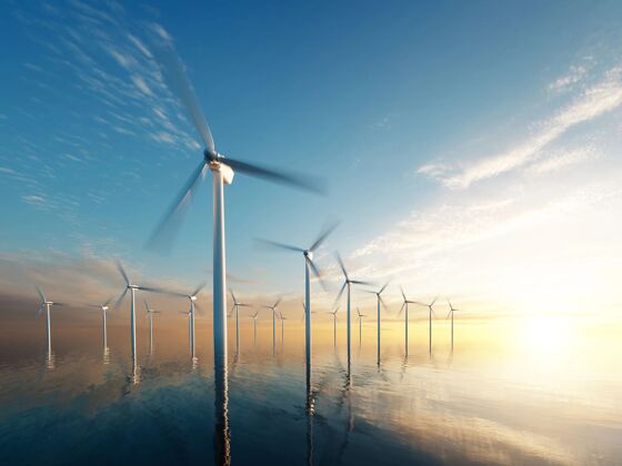 Energie_Windmolens_weerspiegeling_zon_bijgesneden